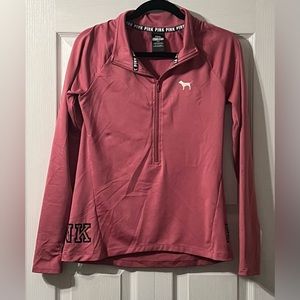 PINK Victora's Secret Ulrimate Zip Long Sleeve Size Small